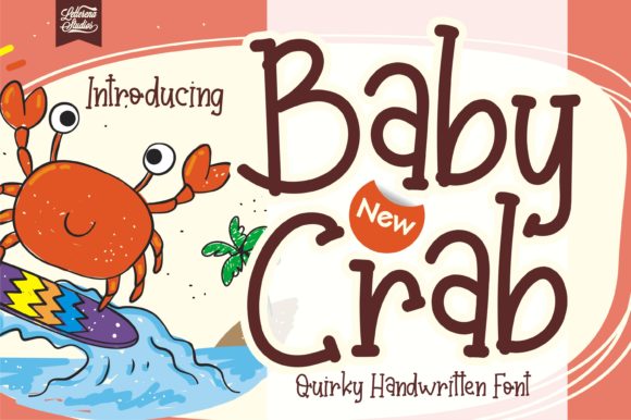Baby Crab Font for Editorial Design