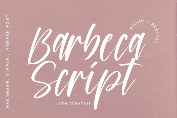 Barbeca: A Modern Script Font for Digital Branding