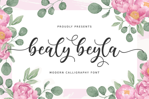 Bealy Beyla: A Flowing Script Font for Branding Projects