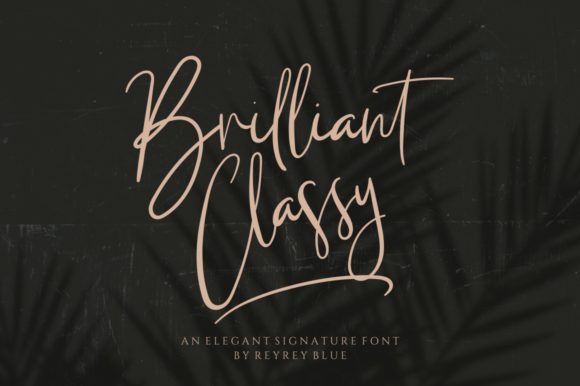 Briliant Classy Font for Modern Editorial Design
