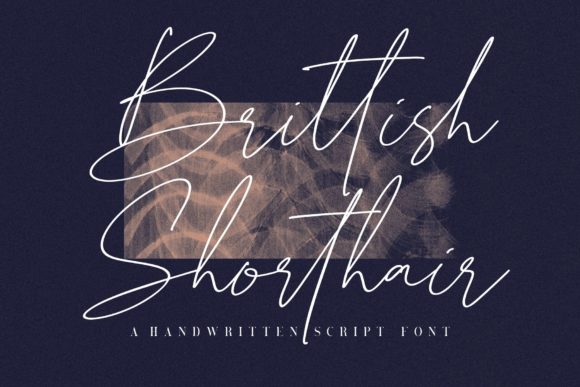 Brittish Shorthair: A Handwritten Font for Timeless Editorial Design