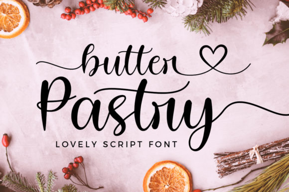 Butter Pastry Font Review for Branding Projects