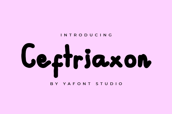 Ceftriaxon Font for Web Design