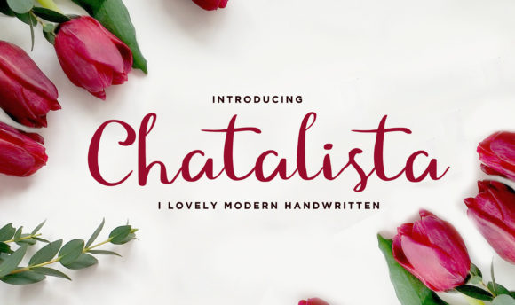 Chatalista: A Handwritten Font for Editorial Elegance