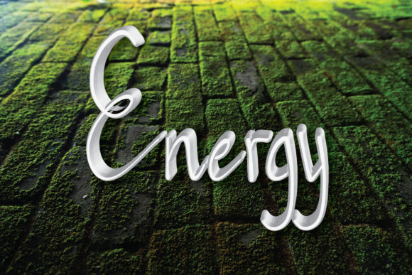 Energy Font for Web Design