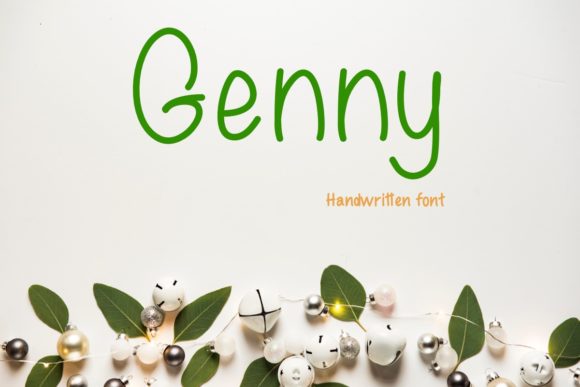 Enhance Your Brand with the Genny Handwritten Font