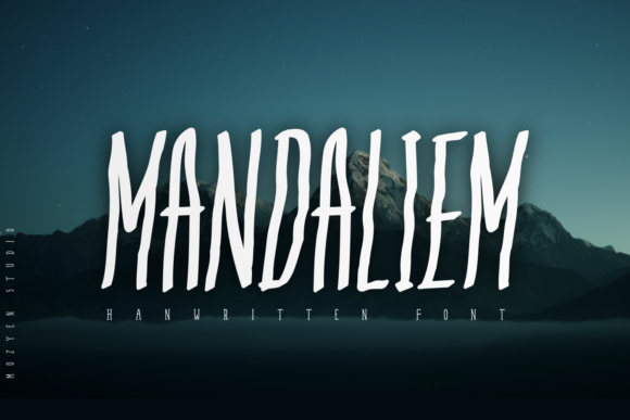 Mandaliem: A Handwritten Font for Thoughtful Editorial Design