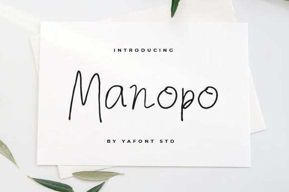 Manopo: A Handwritten Font That Elevates Branding