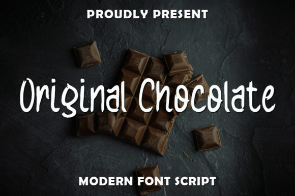 Original Chocolate Font for Branding Projects
