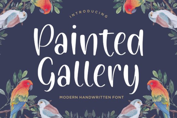 Painted Gallery Font for Trendy Campaign Designs