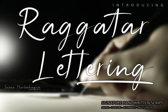 Raggatar Lettering for Modern Branding and Marketing