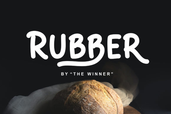 Rubber: A Handwritten Font for Warm Editorial Designs