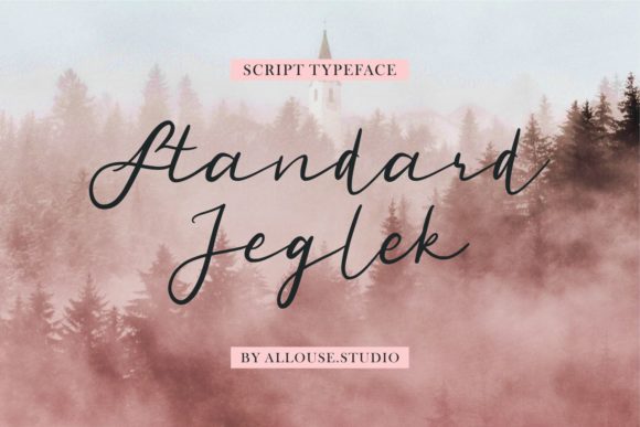 Standard Jeglek: A Handwritten Font for Editorial Elegance
