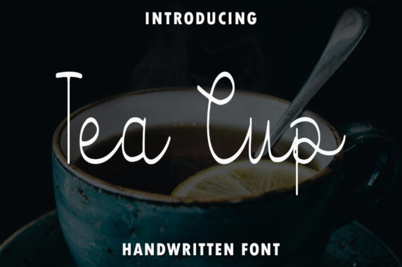 Tea Cup Font for Elegant Editorial Design
