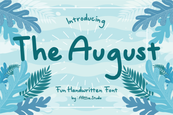 The August: A Handwritten Font That Elevates Digital Design