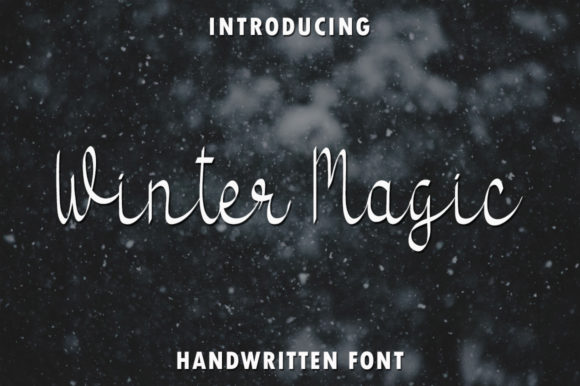 Winter Magic: A Script Font for Elegant Editorial Design